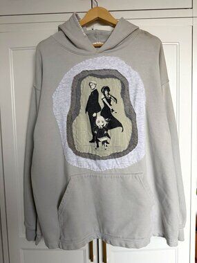 Madhappy x Spy x Family Graphic Fleece Hoodie Gray XL